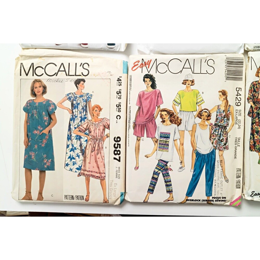 Simplicity & McCall's Sewing Patterns - Lot of 10 - Picture 3 of 6